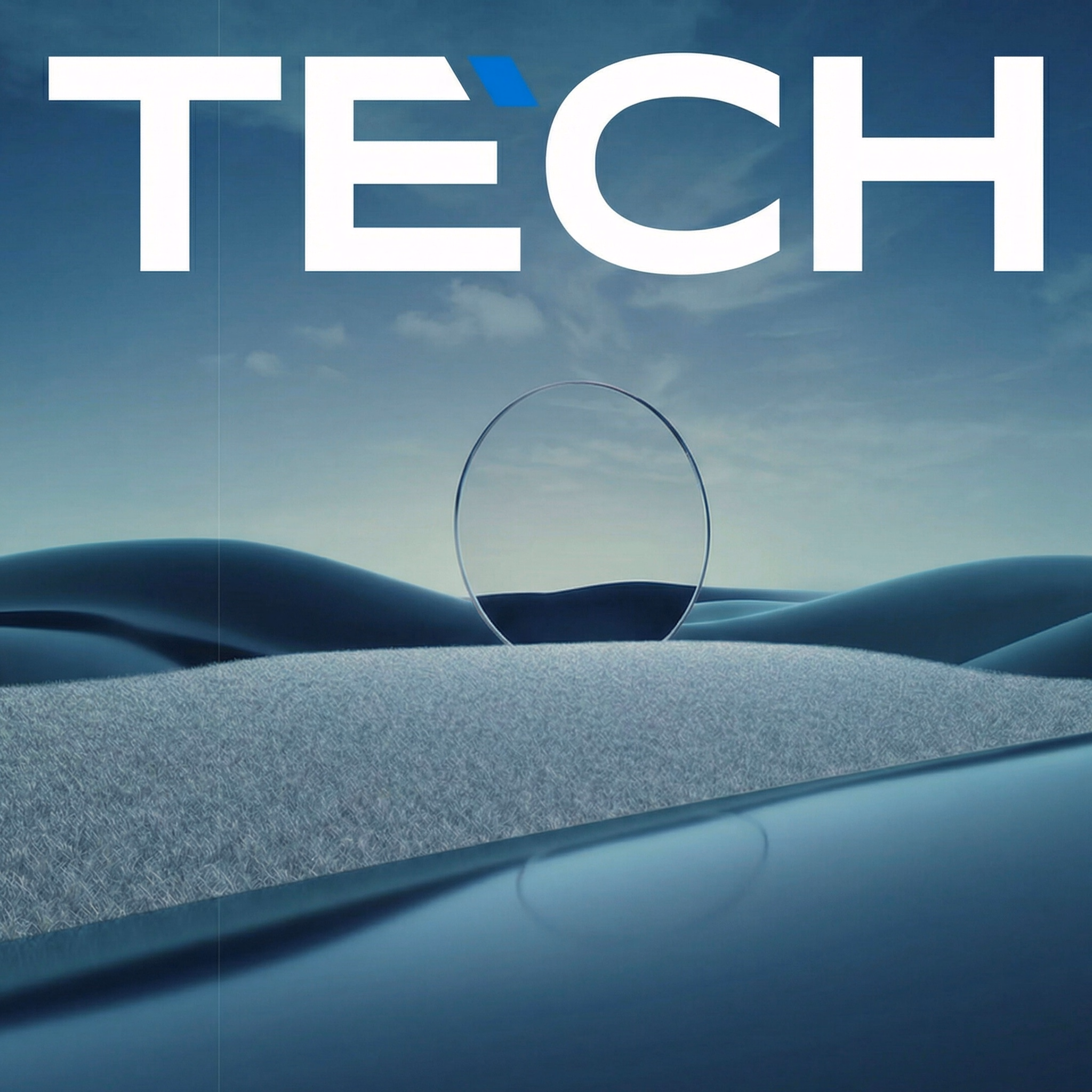 Technology abstract landscape
