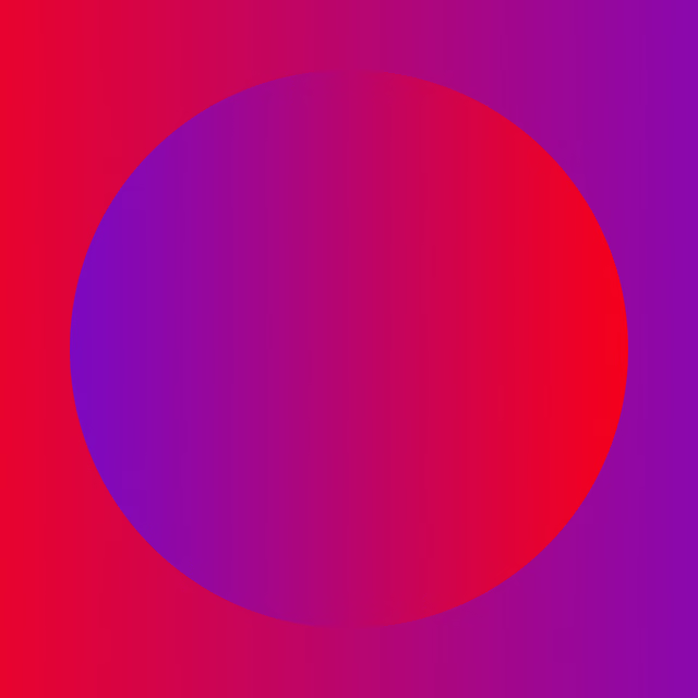 Bold circular campaign visual for marketing transformation
