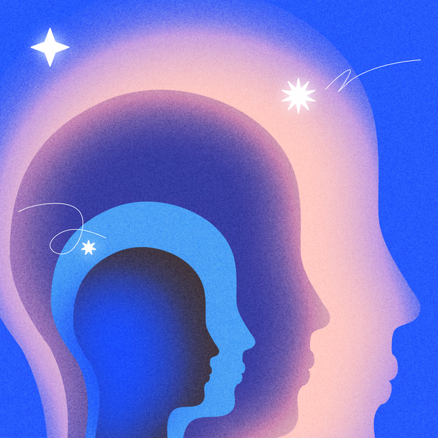 AI portrait graphic for professional service marketing
